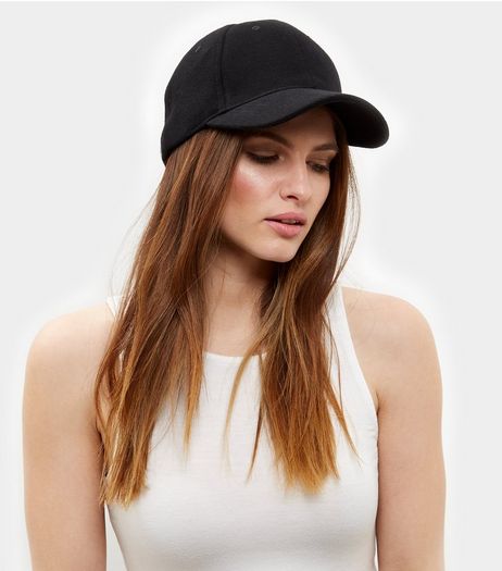 Black Mesh Cap | New Look