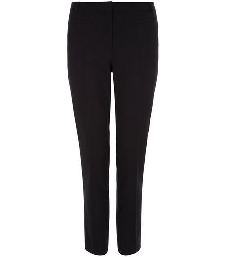 Teens Black Stretch Trousers | New Look