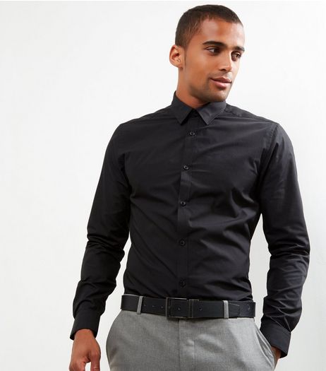 Black Long Sleeve Shirt | New Look