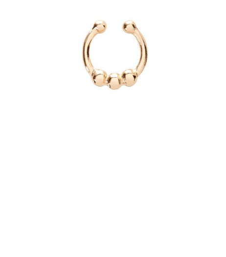 Gold Ball Septum Ring | New Look