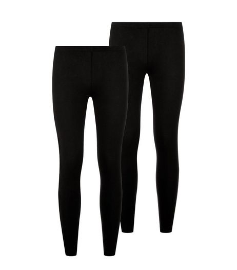 Teens 2 Pack Black Leggings | New Look