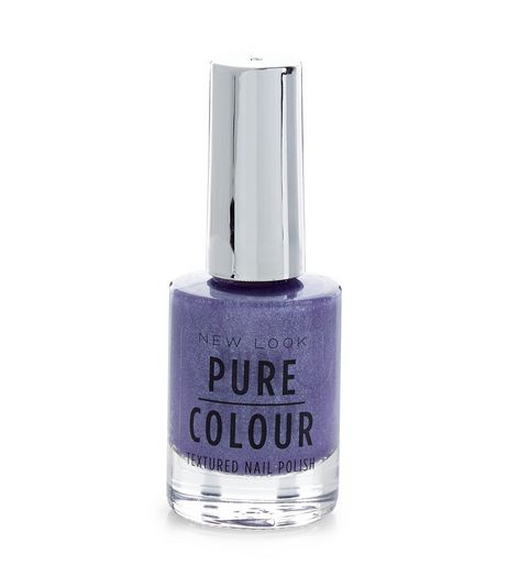 Pure Colour Light Purple Textured Nail Polish | New Look