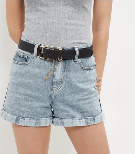 Black Chain Jeans Belt | New Look