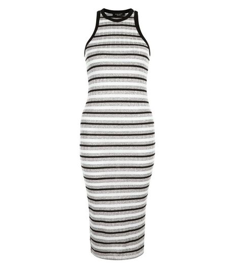Petite Pink Stripe Midi Dress | New Look