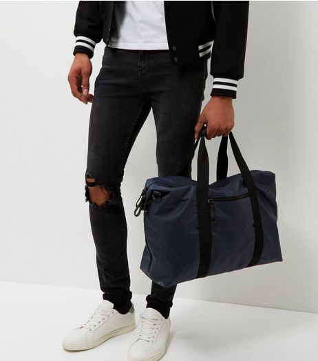 Navy Holdall Bag | New Look