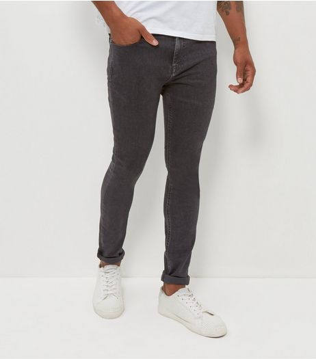 Black Washed Super Skinny Jeans | New Look