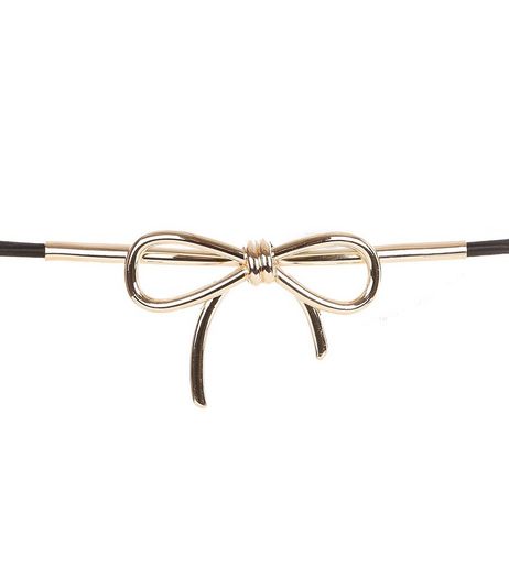 Black Bow Waist Belt | New Look