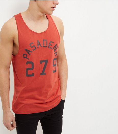 Orange Pasadena 279 Print Vest | New Look