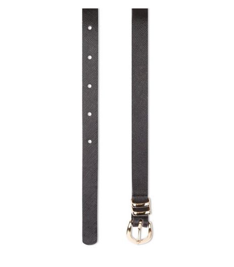 Curves Black Double Keeper Belt | New Look