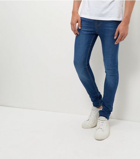 Bright Blue Super Skinny Jeans | New Look