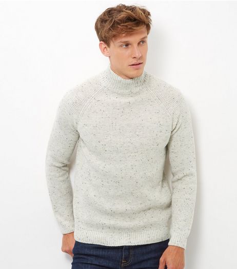 Cream Funnel Neck Jumper | New Look
