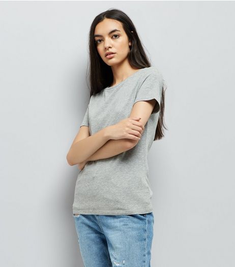 Grey Crew Neck T-Shirt | New Look