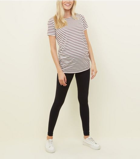Maternity Black Seam Free Leggings | New Look
