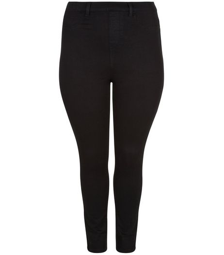 Curves Black 5 Pocket Jeggings | New Look