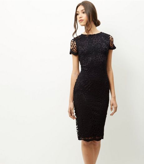 AX Paris Lace Crochet Midi Dress | New Look