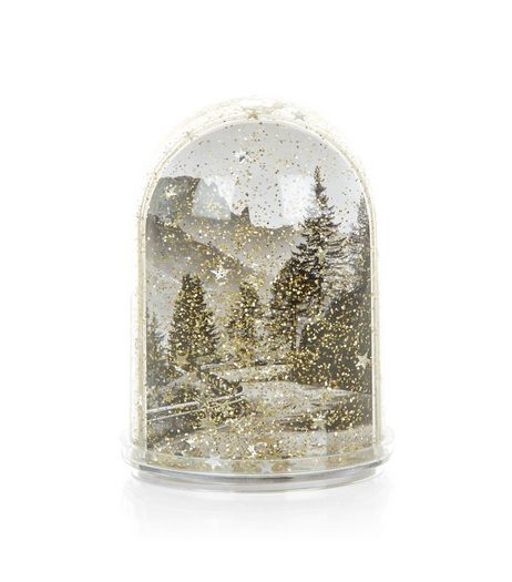 Gold Snowglobe Shake It Frame | New Look