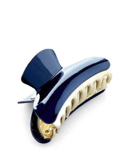 Navy Bulldog Clip | New Look