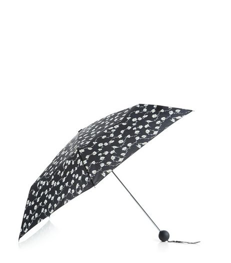 Black Daisy Chain Umbrella | New Look