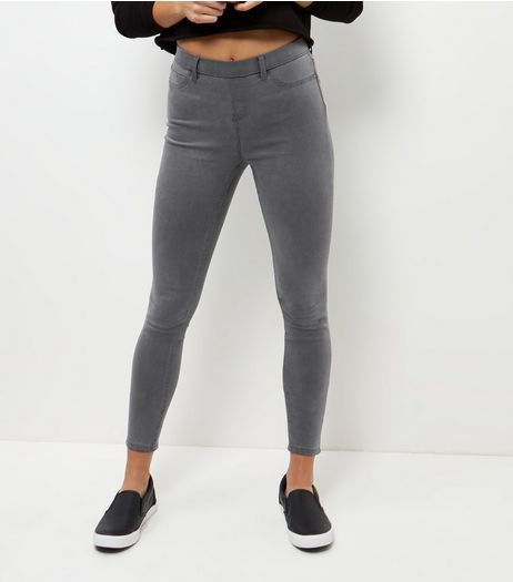 Dark Grey Jeggings | New Look
