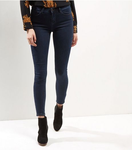 Blue Supersoft Super Skinny Jeans | New Look