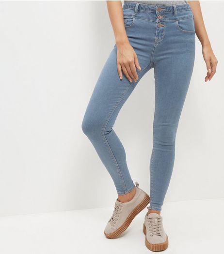 Light Blue High Waist Skinny Jeans | New Look