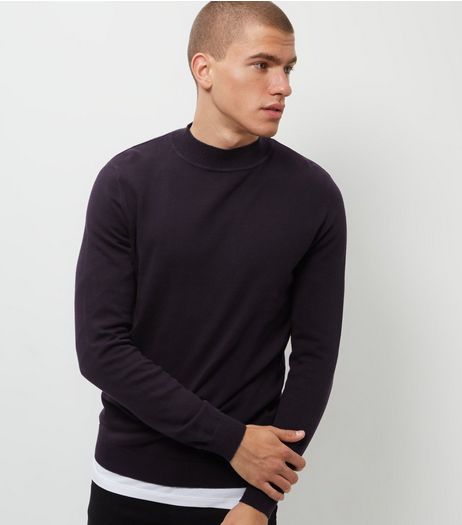 Navy Cotton Turtle Neck Jumper | New Look