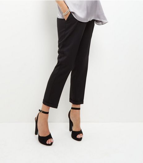 Maternity Black Over Bump Trousers | New Look