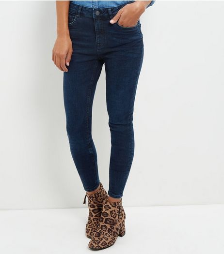 Navy Authentic Skinny Jeans | New Look