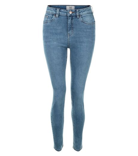 Pale Blue Authentic Skinny Jeans | New Look