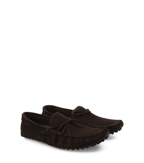 Brown Suede Tassel Front Loafers | New Look