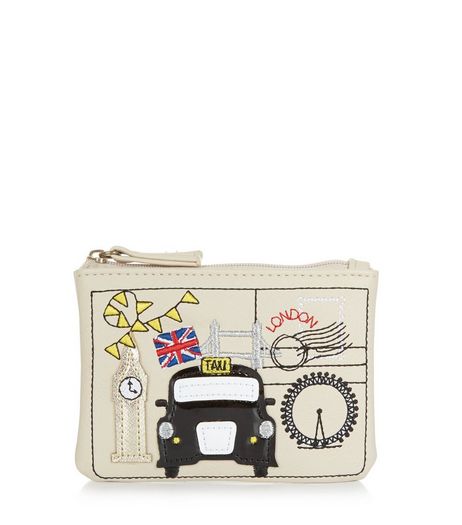 Cream London Taxi Cab Zip Top Coin Purse | New Look