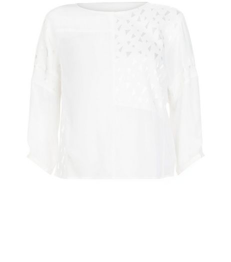 Apricot Cream Patchwork Top | New Look