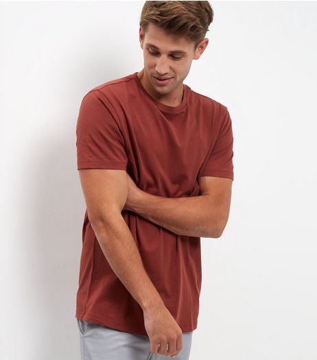 Rust Crew Neck T-Shirt | New Look