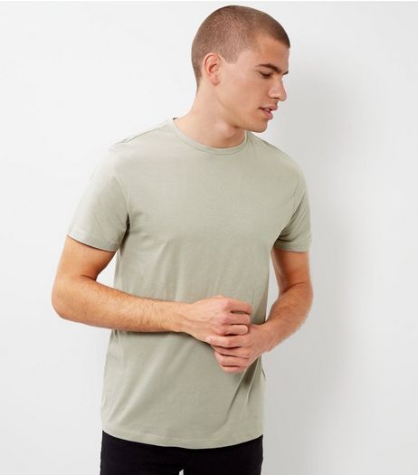 Olive Green Crew Neck T-Shirt | New Look