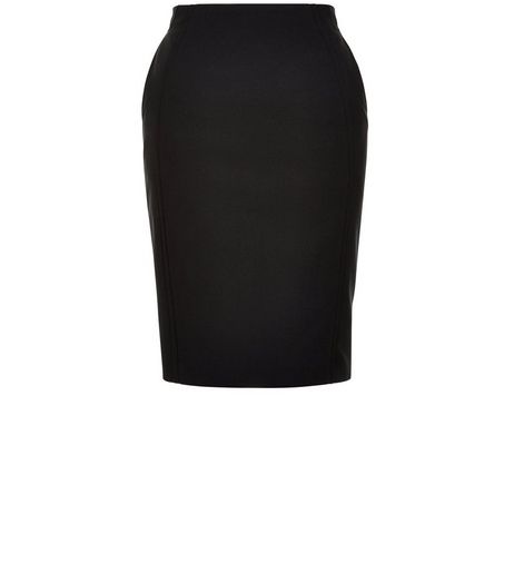 Black Midi Suit Skirt | New Look