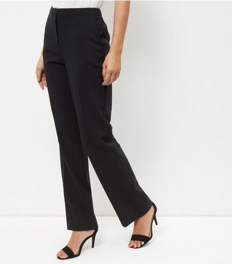 Black Bootcut Trousers | New Look
