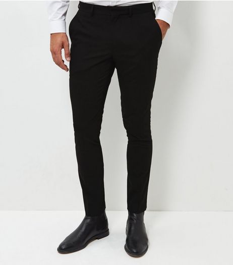 Black Skinny Suit Trousers | New Look