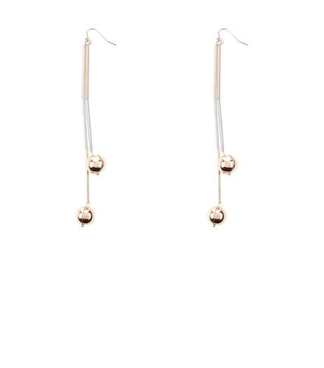Gold Ball Drop Earrings | New Look