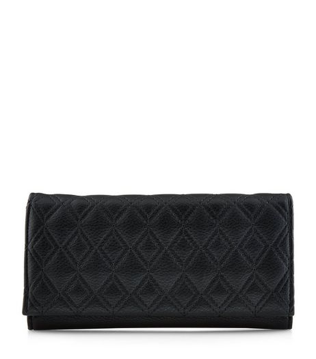 Black Quilted Purse | New Look