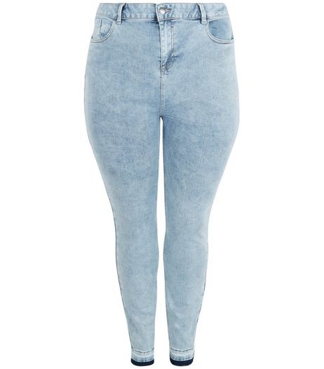 Pale Blue Acid Wash Skinny Jeans | New Look