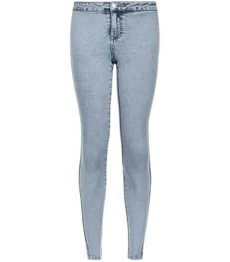 Teens Light Blue Acid Washed Jeans | New Look