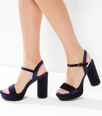 new look platform heels