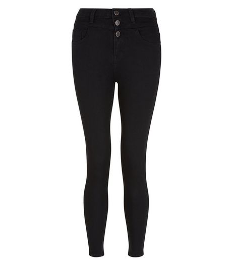 Petite Black High Waisten Skinny Jeans | New Look