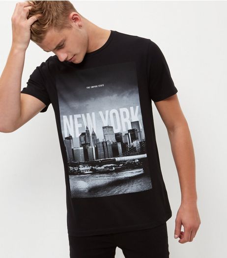 Black New York T-Shirt | New Look