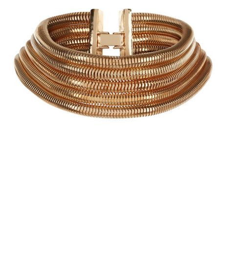 Gold Layered Rope Choker | New Look