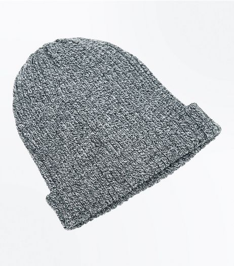 Black Ribbed Beanie Hat | New Look
