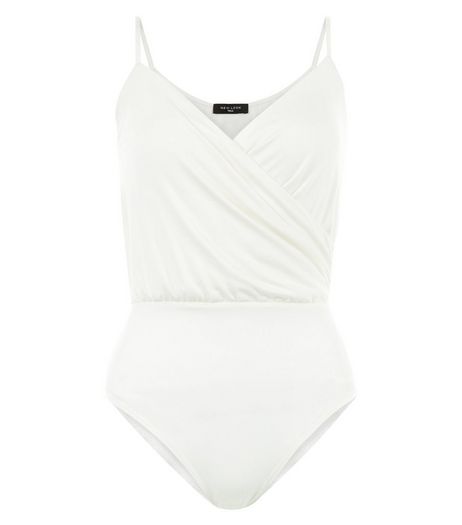 Tall Cram Wrap Bodysuit | New Look