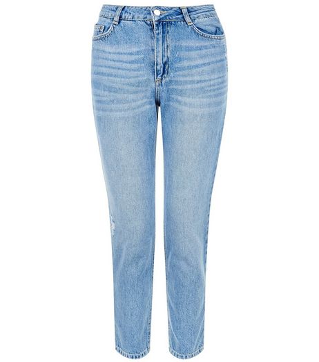 Petite 28in Pale Blue Straight Leg Jeans | New Look