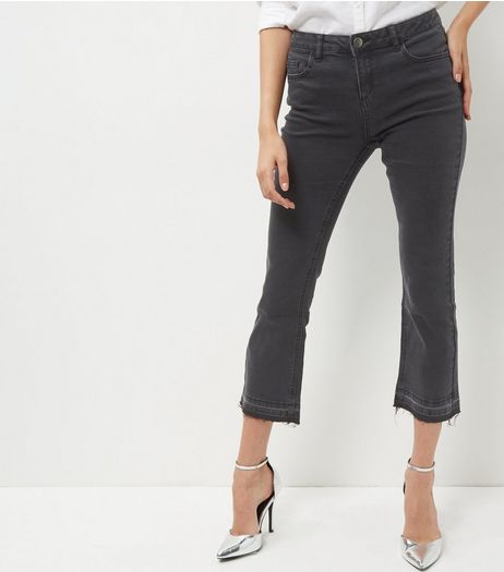 Anita and Green Black Cropped Flared Jeans | New Look