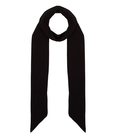 Black Skinny Scarf | New Look